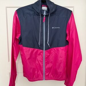 Columbia Navy and Pink Jacket